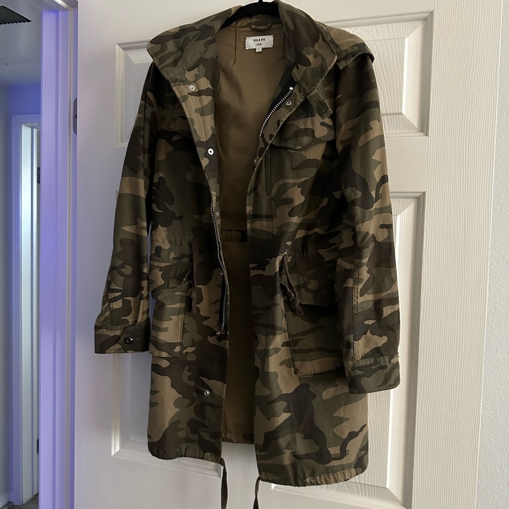 Vis a Vis South Korea Camo Cotton Jacket Sold Barney’s 2016 size 2
